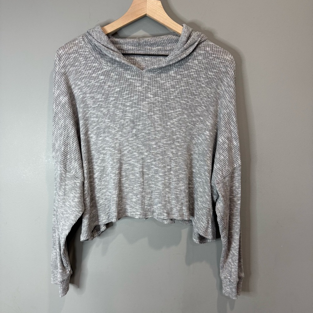 American Eagle Outfitters Heathered Gray Hoodie